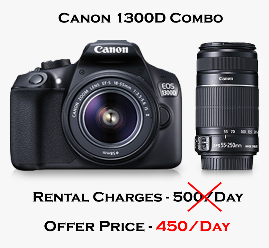 Canon Eos 1300d Price, HD Png Download