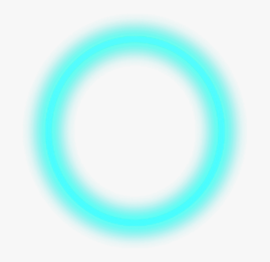 #circle #blue #neon #remixit #trending #trendingstickers - Circle, HD Png Download