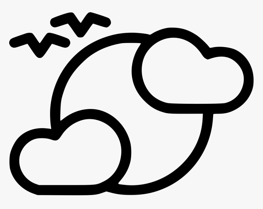 Moon Bats Bat Night Fear Dark - Heart, HD Png Download