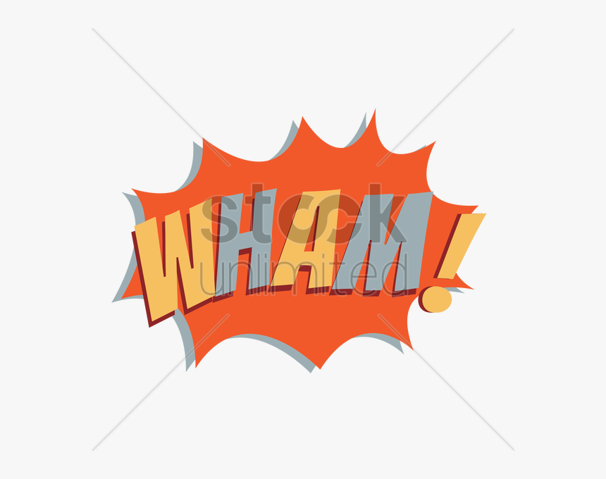 Wham Comic Speech Bubble V矢量图形 - Illustration, HD Png Download