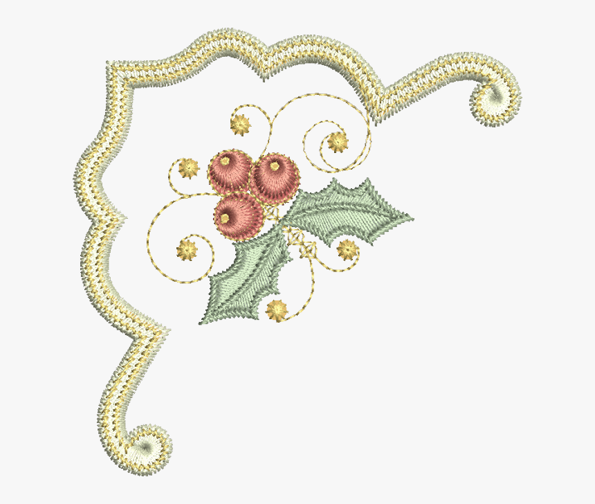 Napkin Embroidery Design , Png Download - Motif, Transparent Png