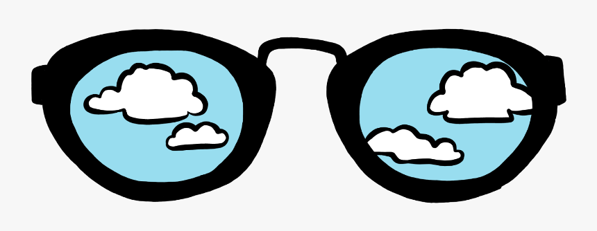 #glasses #sunglasses #black #outline #madebyme #outlines - Graphic Sketch Goggle Png, Transparent Png