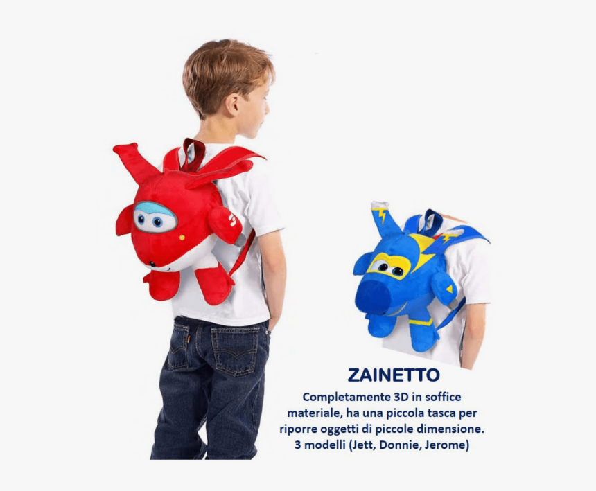 Superwings Zainetto 3d Peluche, HD Png Download