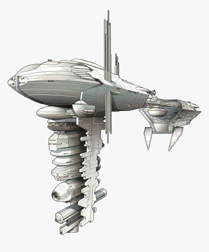 Nebulon B Frigate Drawing, HD Png Download
