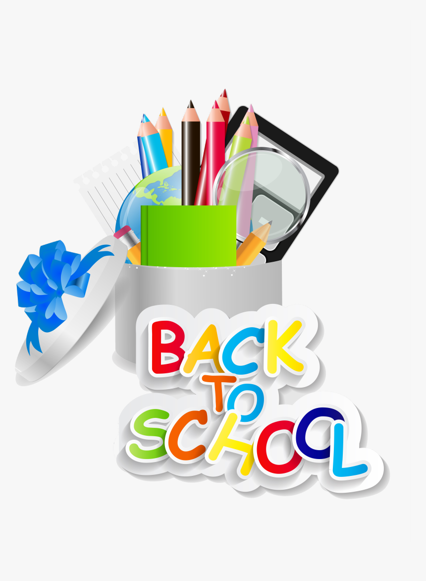 School Stationary Clipart, HD Png Download