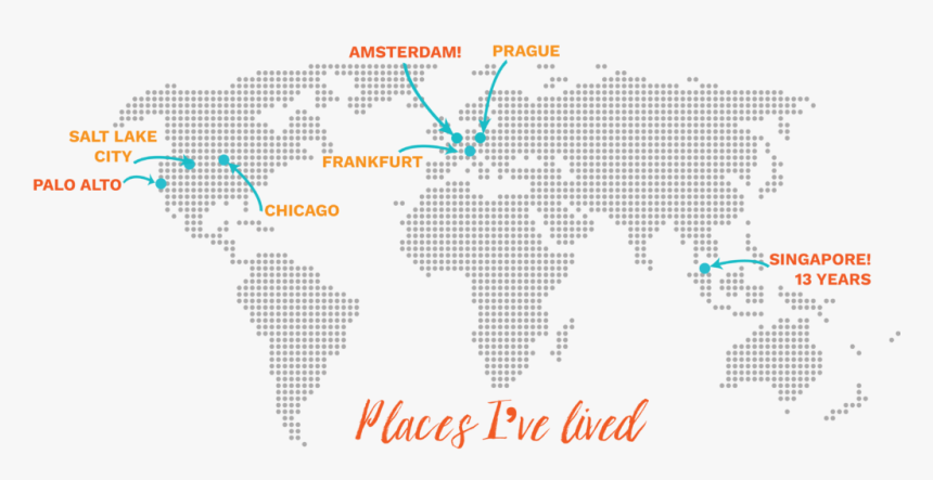 I Ve Lived In Many Places In My Life So I Know The - World Map, HD Png Download