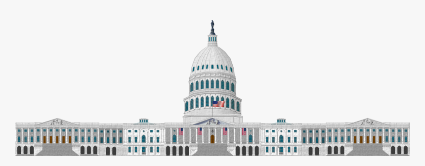 Collection Of Free Vector Capital Dome Capitol - Capitol Building Png, Transparent Png