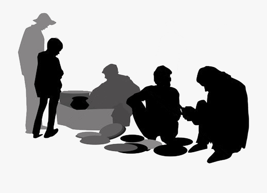 Market Silhouette Png, Transparent Png