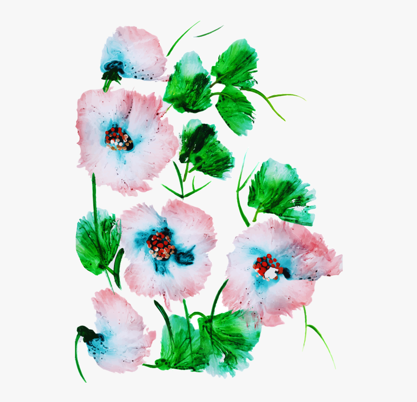 Hollyhocks, HD Png Download