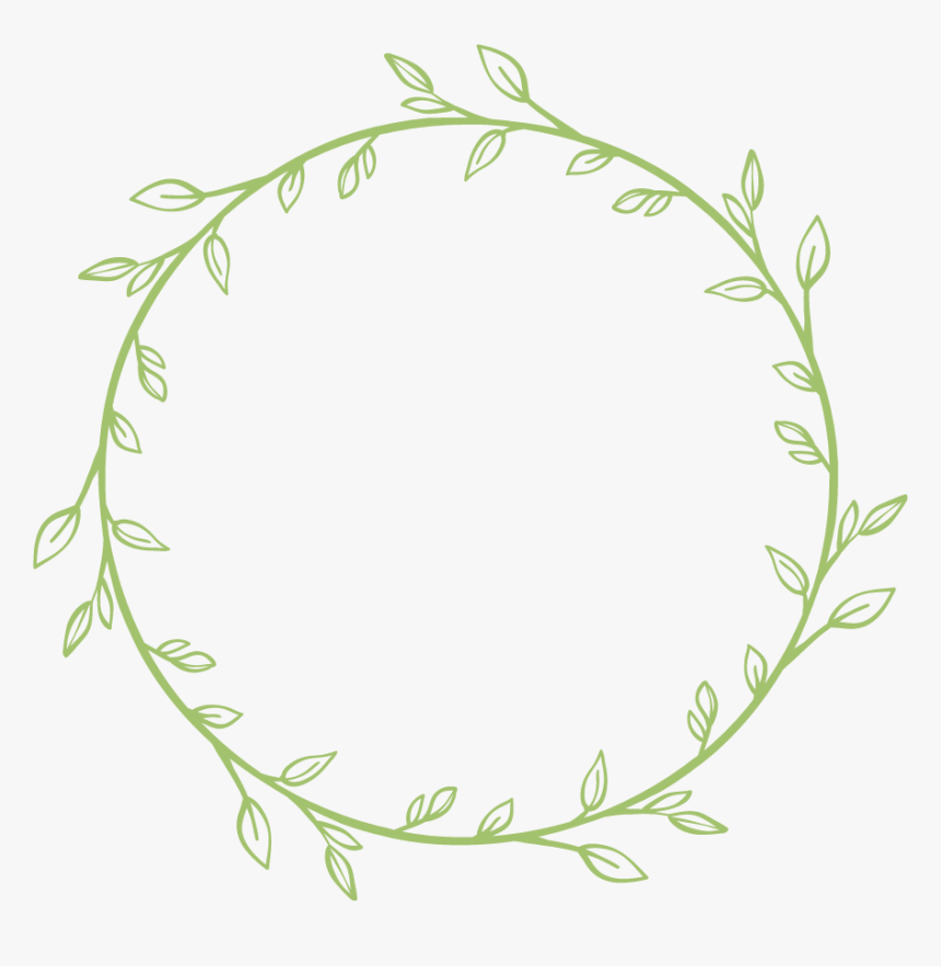#kpop #kpopedits #kawaii #circle #circlesticker #green - Leaf Circle Overlay, HD Png Download