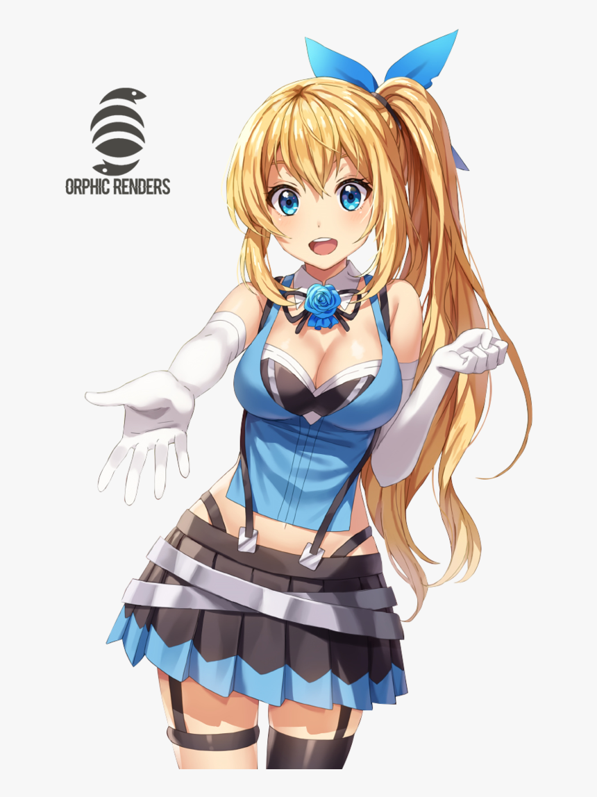 Blond Anime Girl Dance, HD Png Download