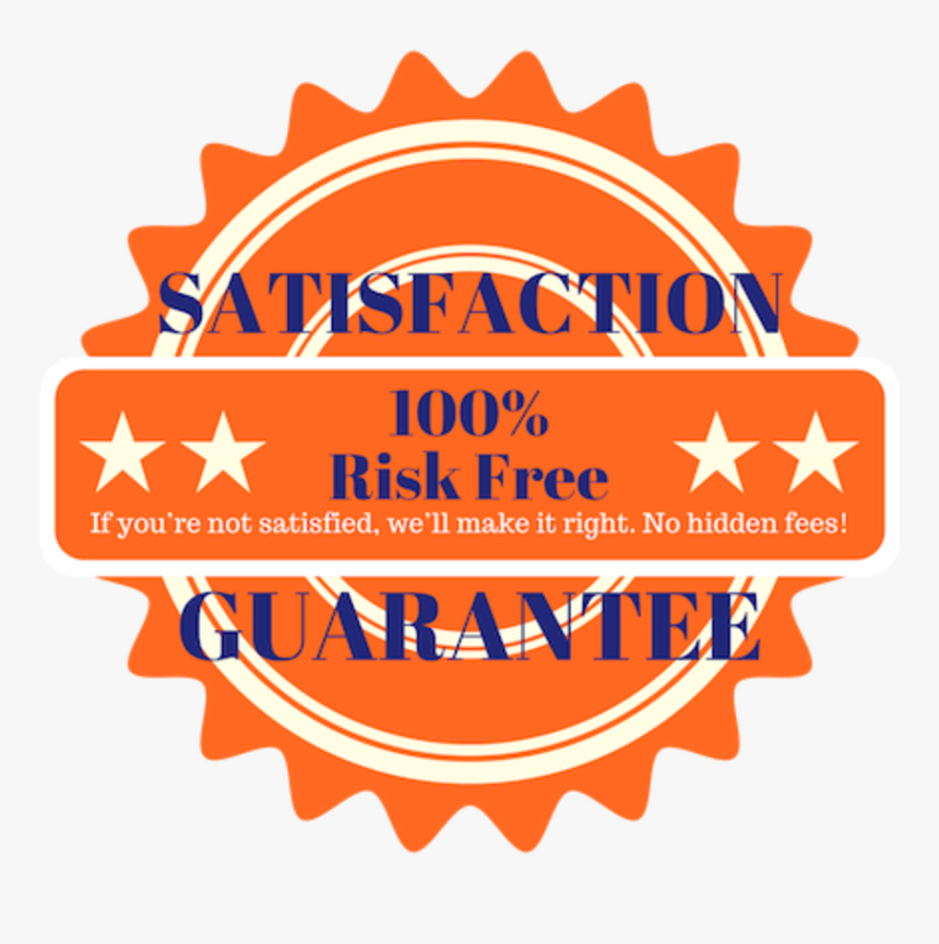 Guarantee 100 Risk Free Service - Circle, HD Png Download