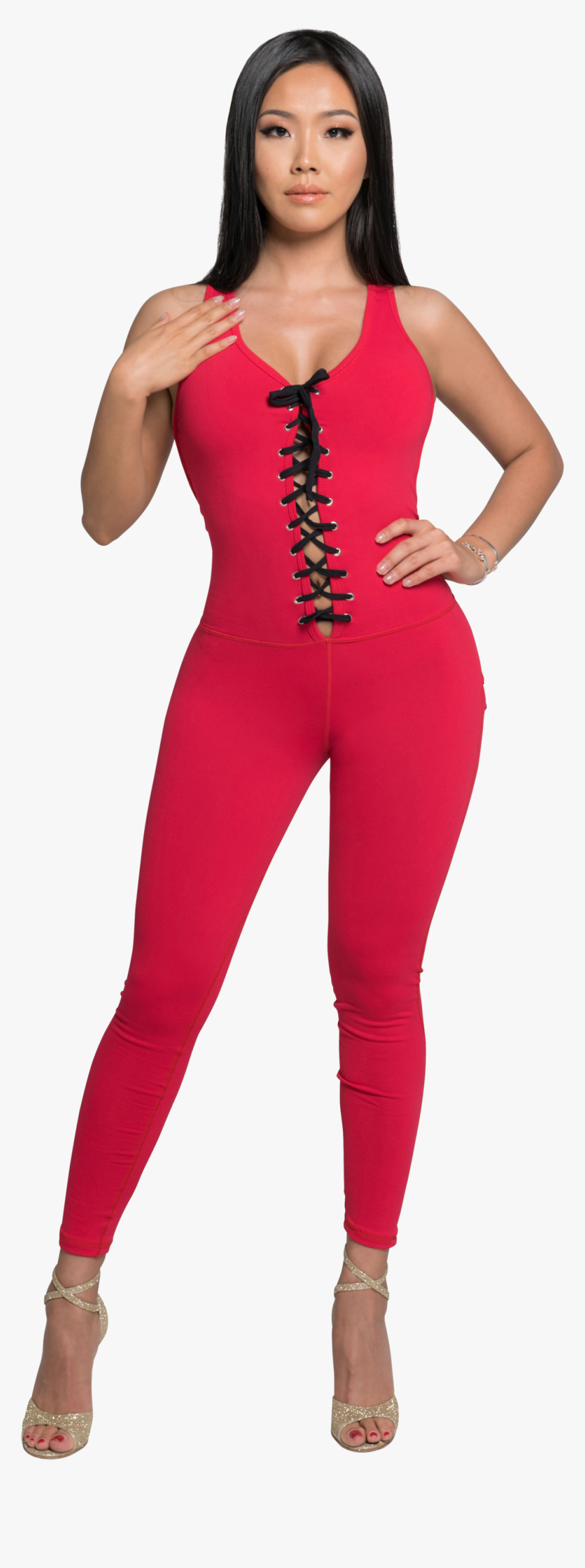 Front Laced Booty Kim Transparent Background - Girl, HD Png Download