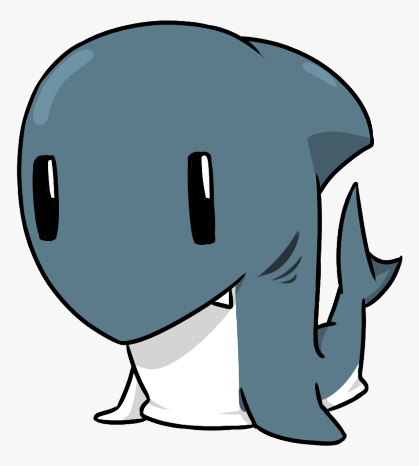 Shark Transparent Cute - Cute Great White Shark Drawings, HD Png Download