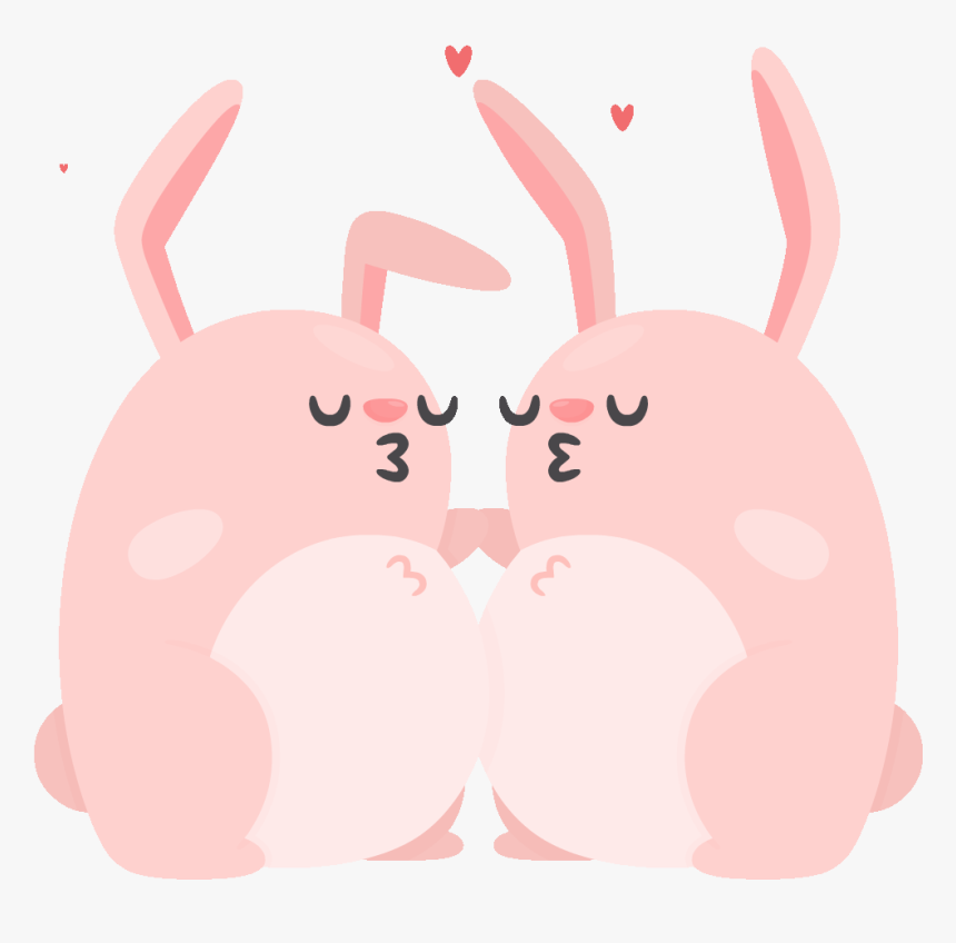 Couple Animaux Romantic Gif, HD Png Download