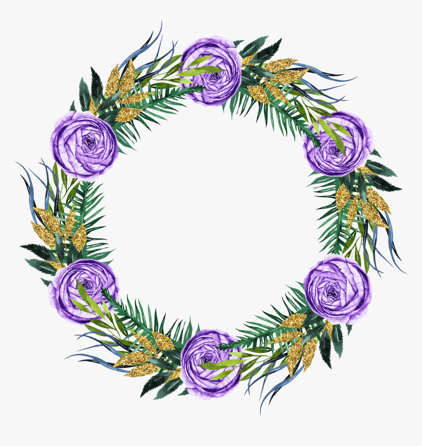 Floral Frame Png - Floribunda, Transparent Png