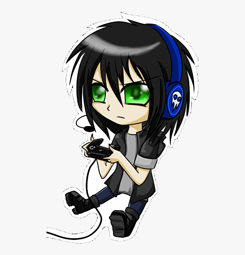 Graphic Human Allen By Whitenoiseghost - Anime Drawing Playing Games, HD Png Download