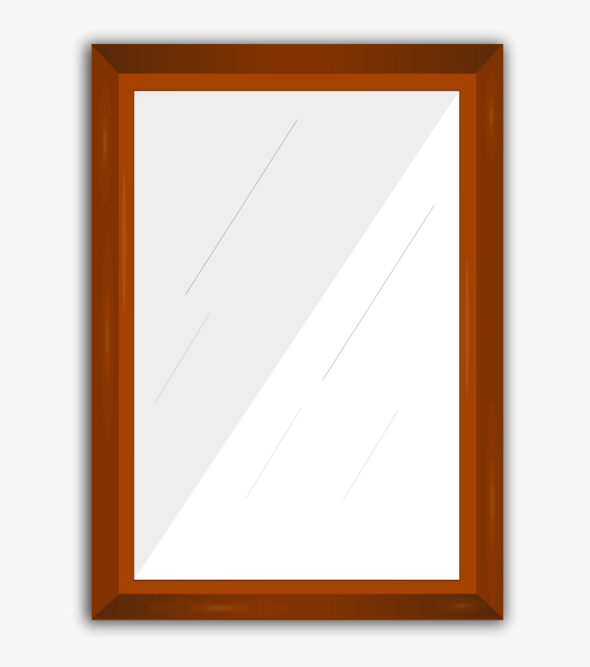 Mirror - Clipart - Glass Mirror Clipart, HD Png Download