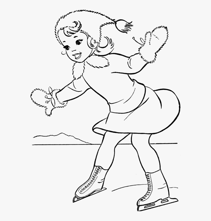 Skating Coloring Pages