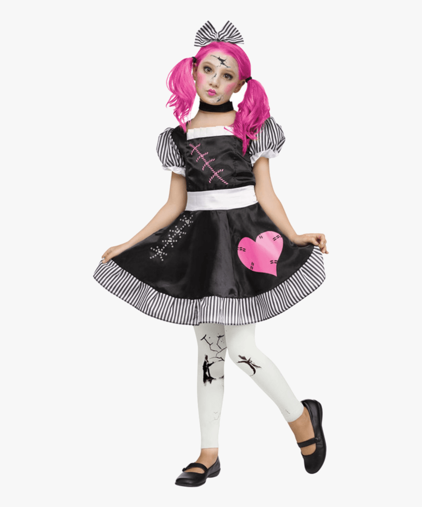 Broken Doll Halloween Costume, HD Png Download