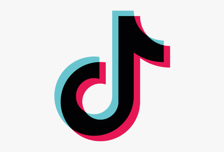 Tik Tok Logo White Background, HD Png Download