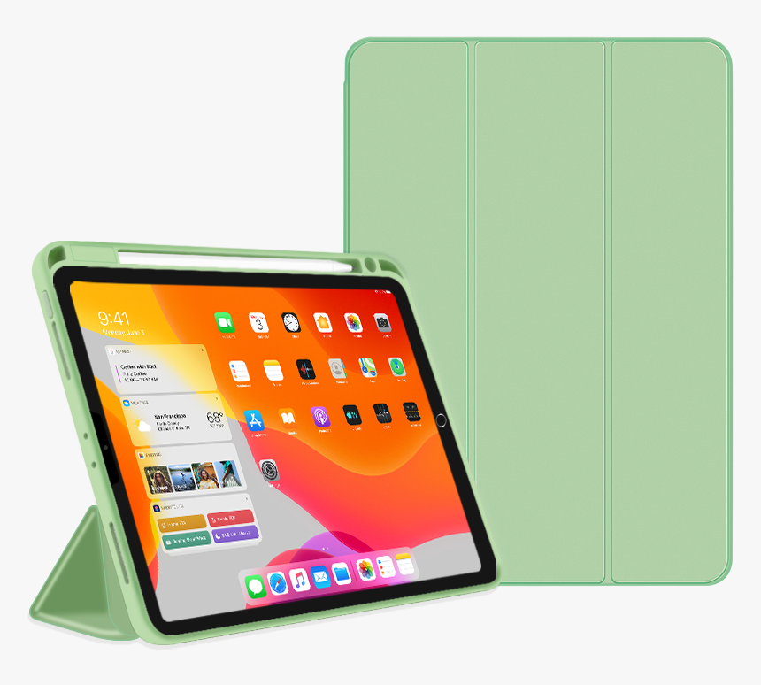 2019新款ipad 10 - 2保护套七代带笔槽2018/17苹果9 - 7/pro11/10 - - Tablet Computer, HD Png Download