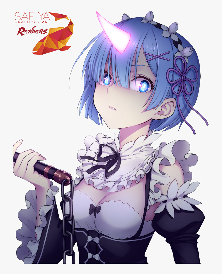 Demon Rem Re Zero, HD Png Download