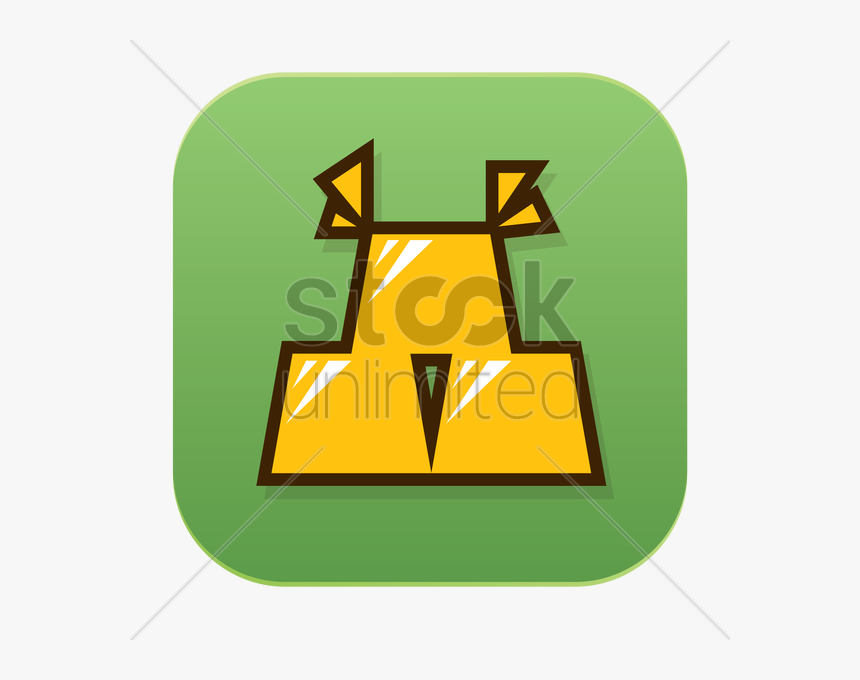 Gold Bars Icon V矢量图形 Clipart , Png Download - Cross, Transparent Png
