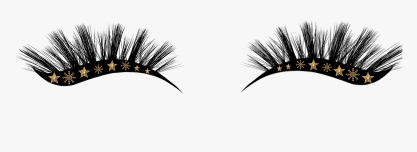 #eyelashes #christmasmakeup #freetoedit - Eyelash Extensions, HD Png Download