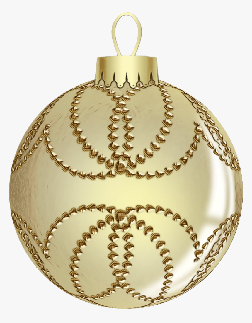 Metallic Ornament Png Transparent Image - Christmas Ornament, Png Download