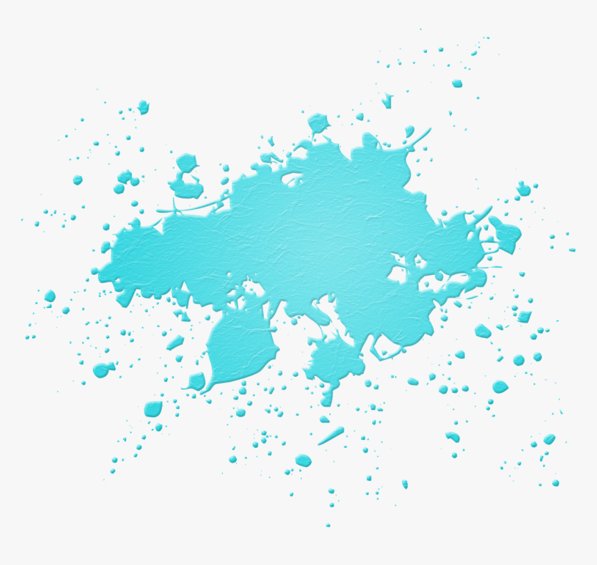 Black Paint Splatter Transparent Png, Png Download