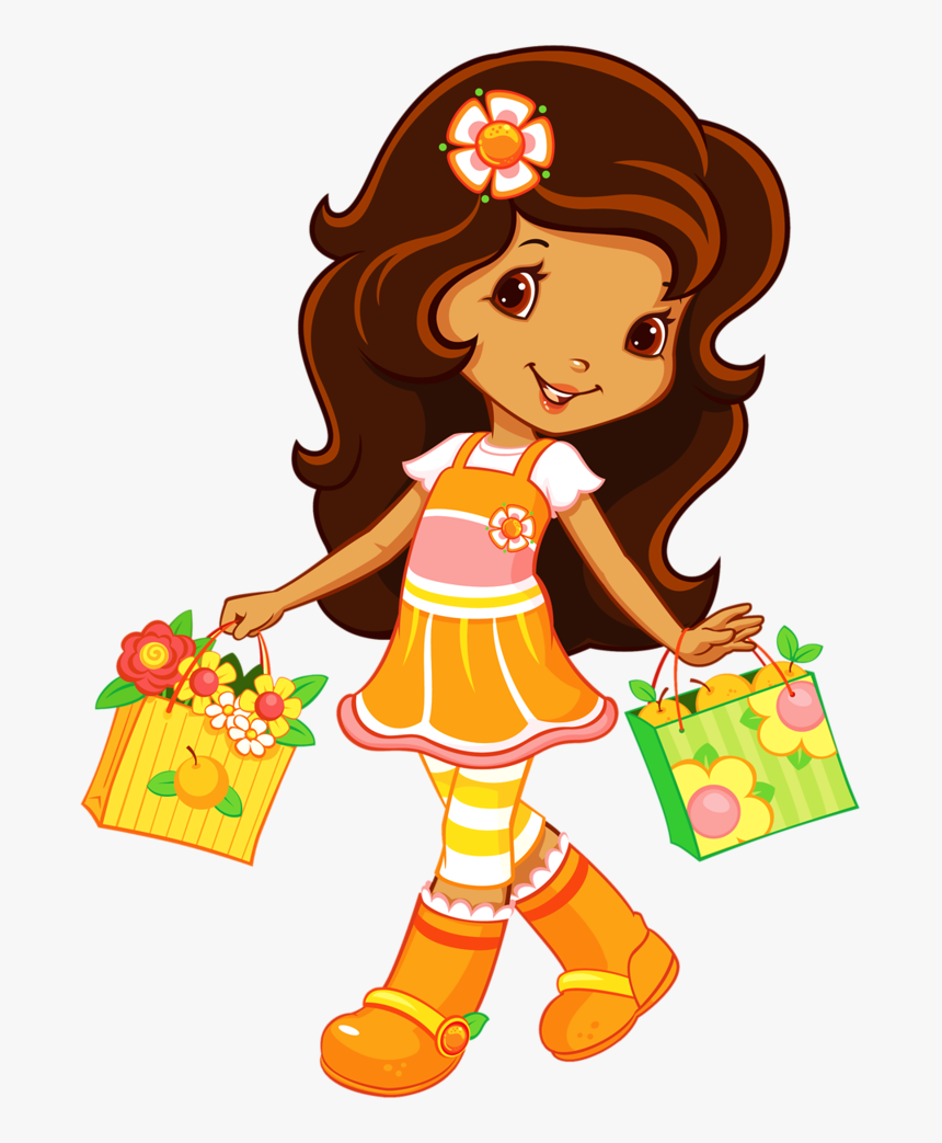Cartoon Orange Blossom Strawberry Shortcake, HD Png Download