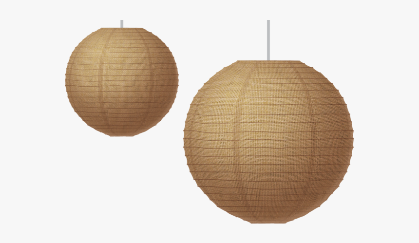 Clip Art Burlap Paper Lanterns And - Lampshade, HD Png Download