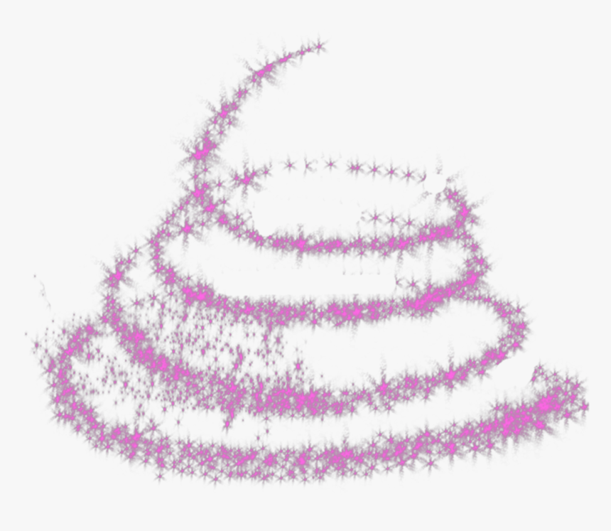 #ftestickers #swirl #sparkle #luminous #pink - Illustration, HD Png Download