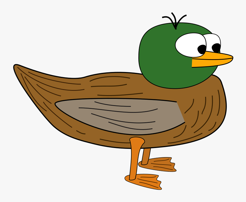 Clipart Cartoon Duck, HD Png Download