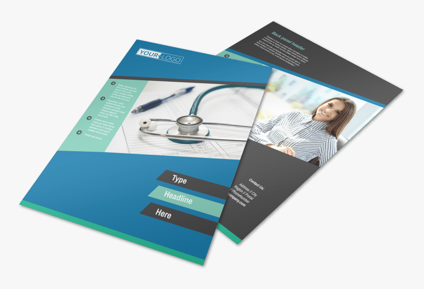 Medical Billing Flyer Template Preview - Brochure For Security Services Png, Transparent Png