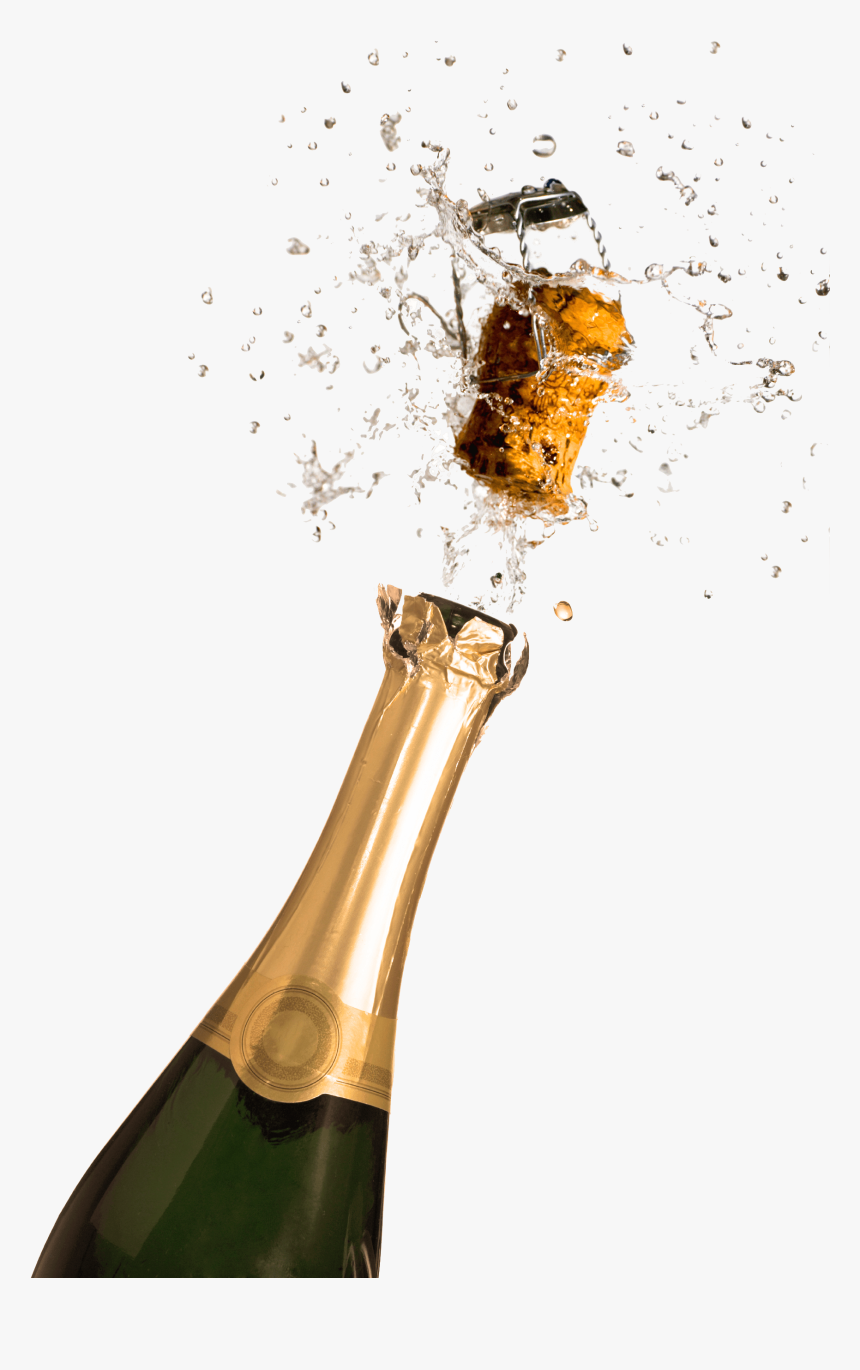 Transparent Champagne Popping Png, Png Download