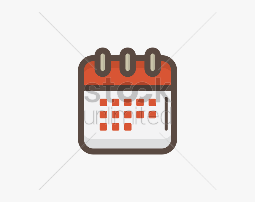 Calendar Icon Vector Image - Illustration, HD Png Download