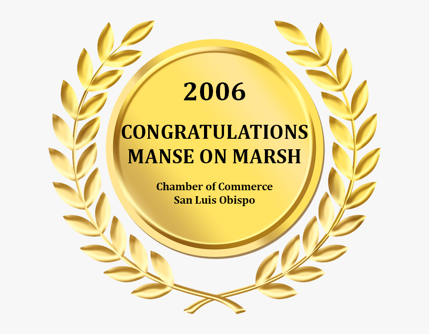 Gold Laurel Leaf Badge , Png Download - Gold Award, Transparent Png