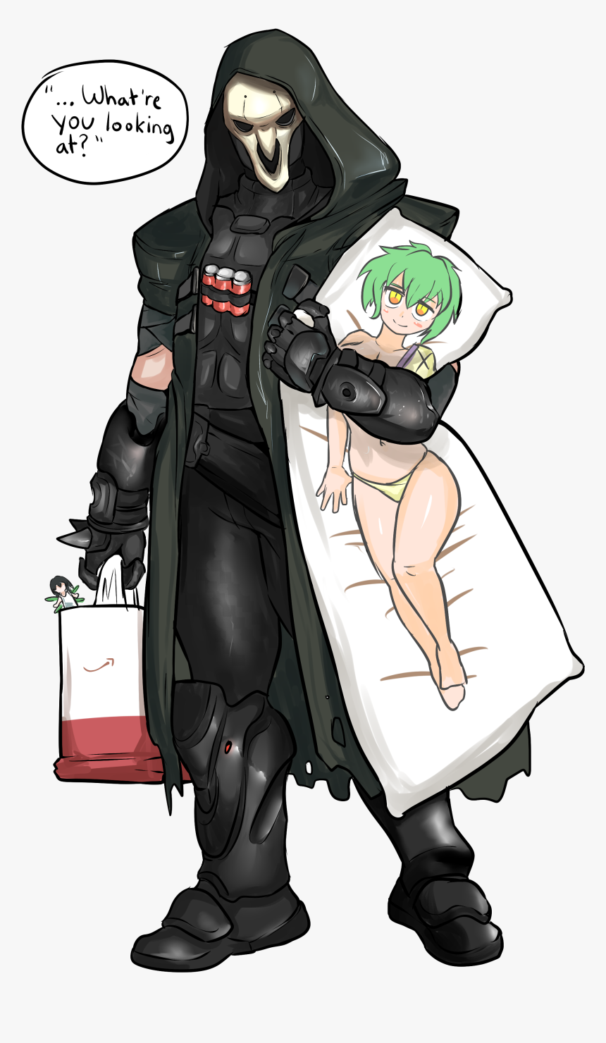 Reaper Fucks Mercy, HD Png Download