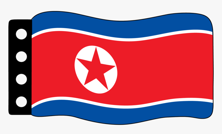 Flag - North Korea - Specsavers Korean Flag, HD Png Download