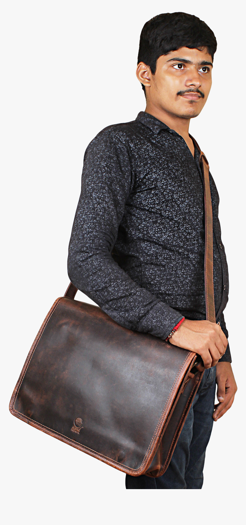 Ranger Buffalo Leather Messenger Bag Crossbody Laptop, HD Png Download