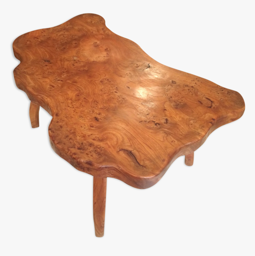 Coffee Table In Elm Magnifier 
 Src Https - Loupe Orme Bois, HD Png Download