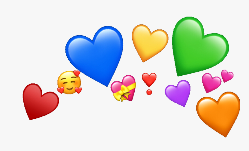 #emojicrown #wholesome #idk #emoji #iphoneemoji #bad - Heart, HD Png Download