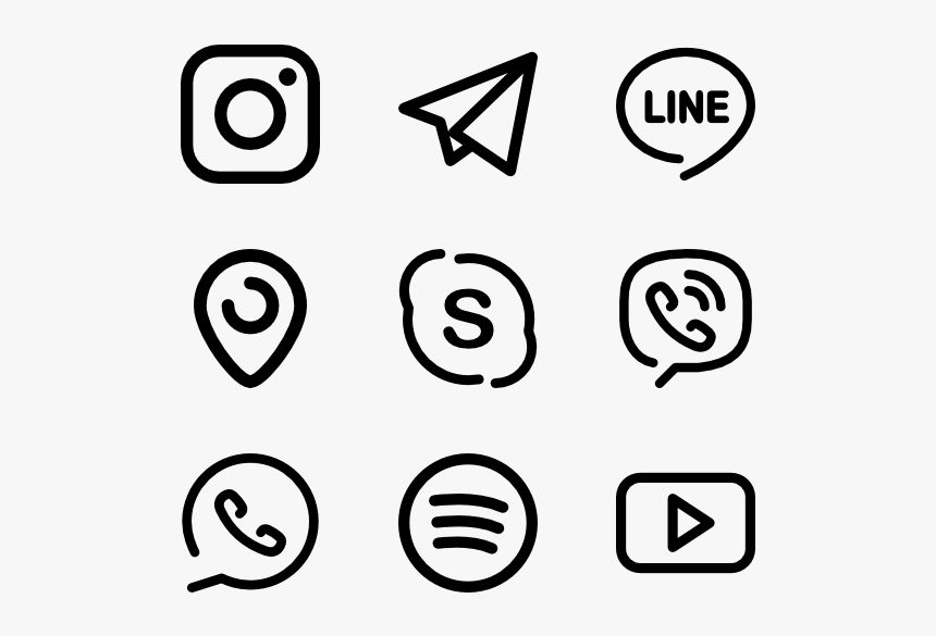 Icono Facebook Instagram Vector, HD Png Download