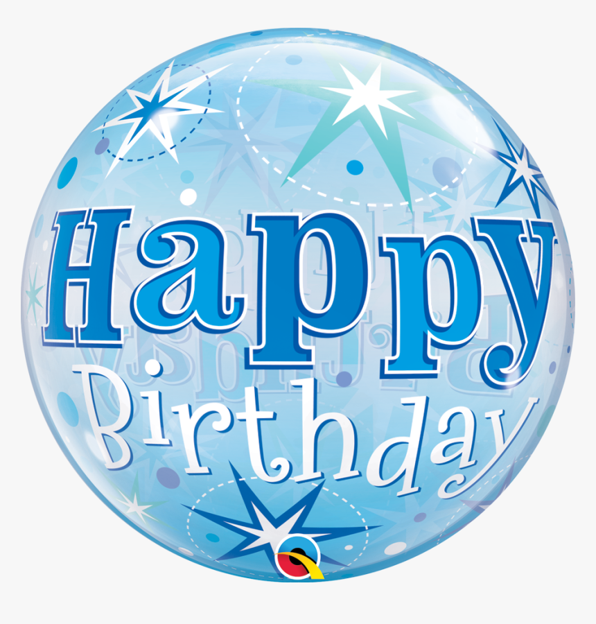 48433 
 Title - Blue Birthday Balloon Transparent, HD Png Download