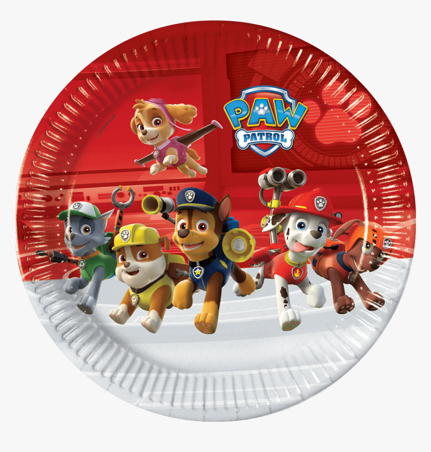 Paw Patrol Paper Plates - Procos Paw Patrol Paper Plates, HD Png Download