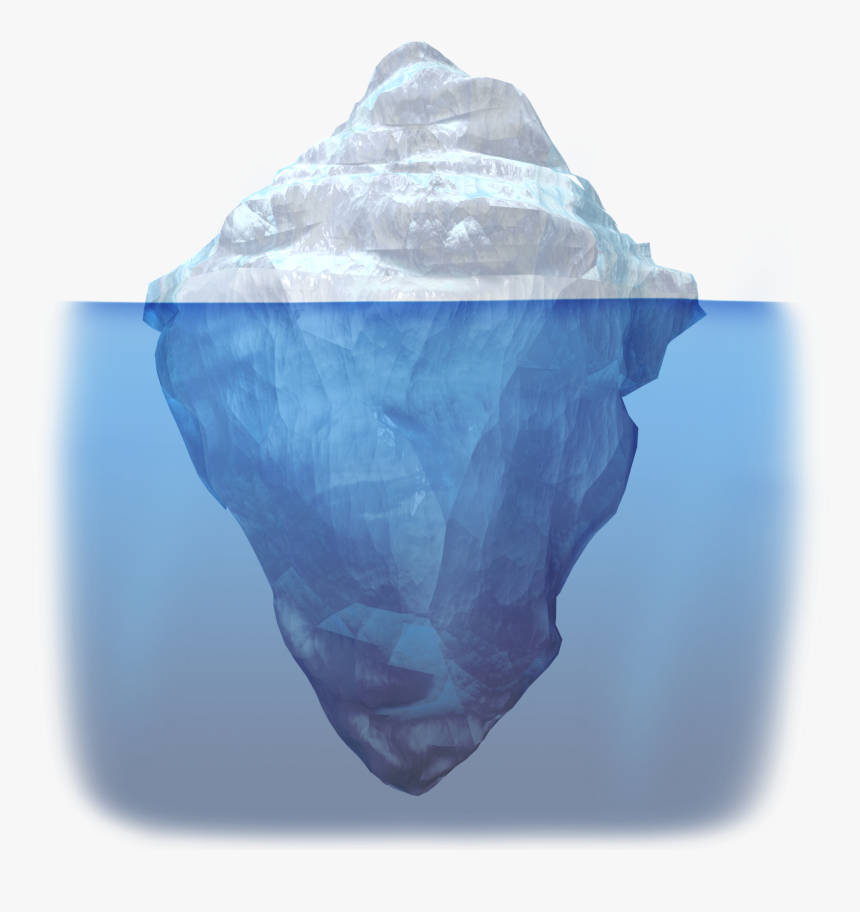 It S What You Can T See That Gets You - Transparent Background Iceberg Png, Png Download