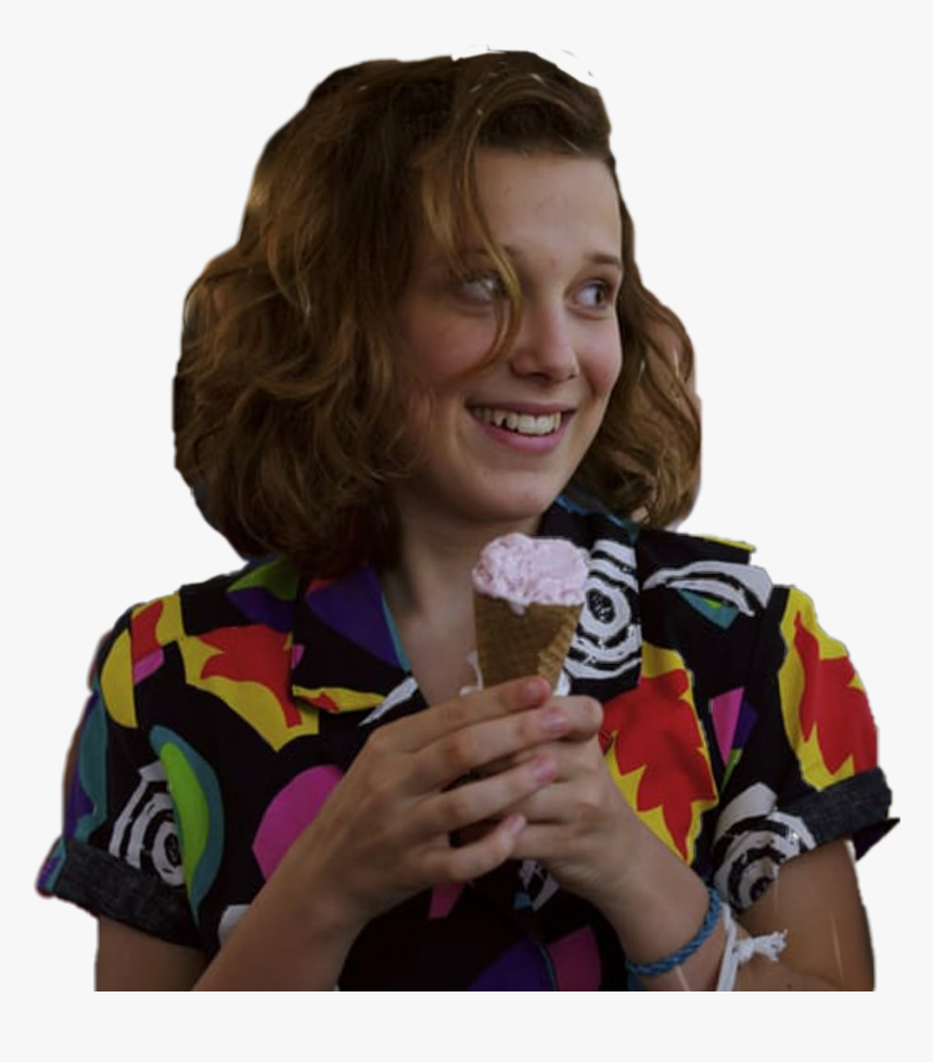 #strangerthings #11 - Eleven Stranger Things Ice Cream, HD Png Download