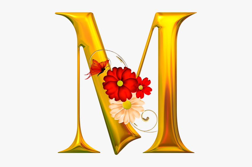 Floral Flower Lettering Az Transparent Png, Png Download